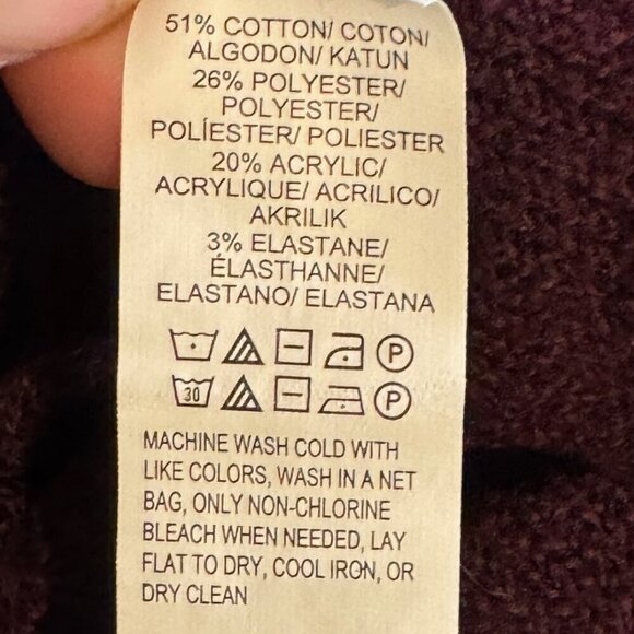 Women's SZ 2X Lucky Brand Relaxed Crewneck Pullover Sweater Open Detailed Knit * - Picture 8 of 9